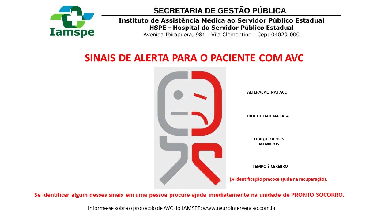 Protocolo tratamento AVC IAMSPE